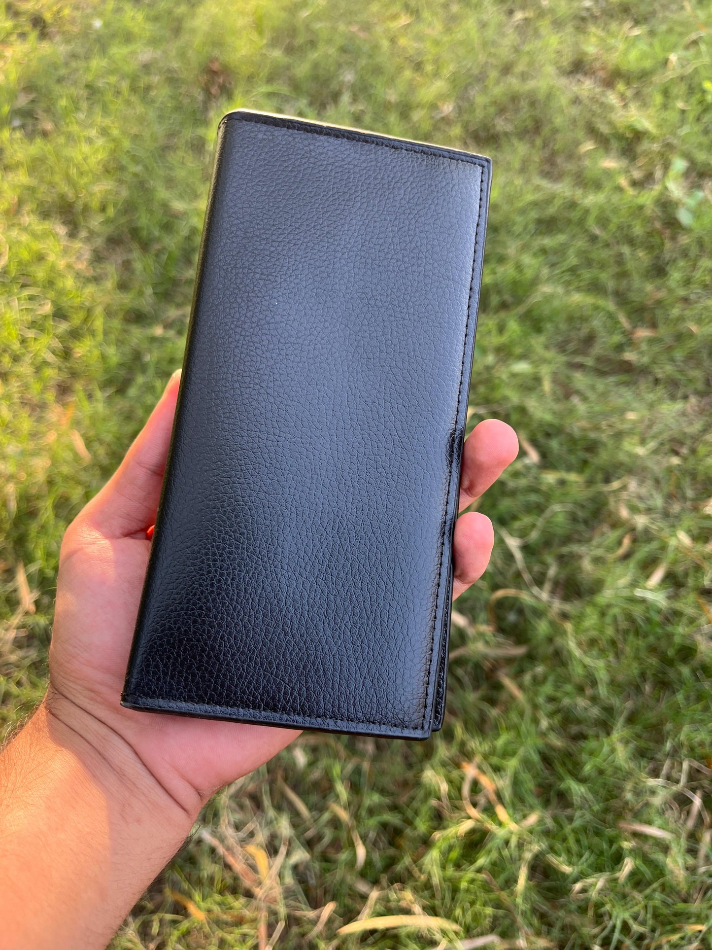 Men's leather Book Wallet