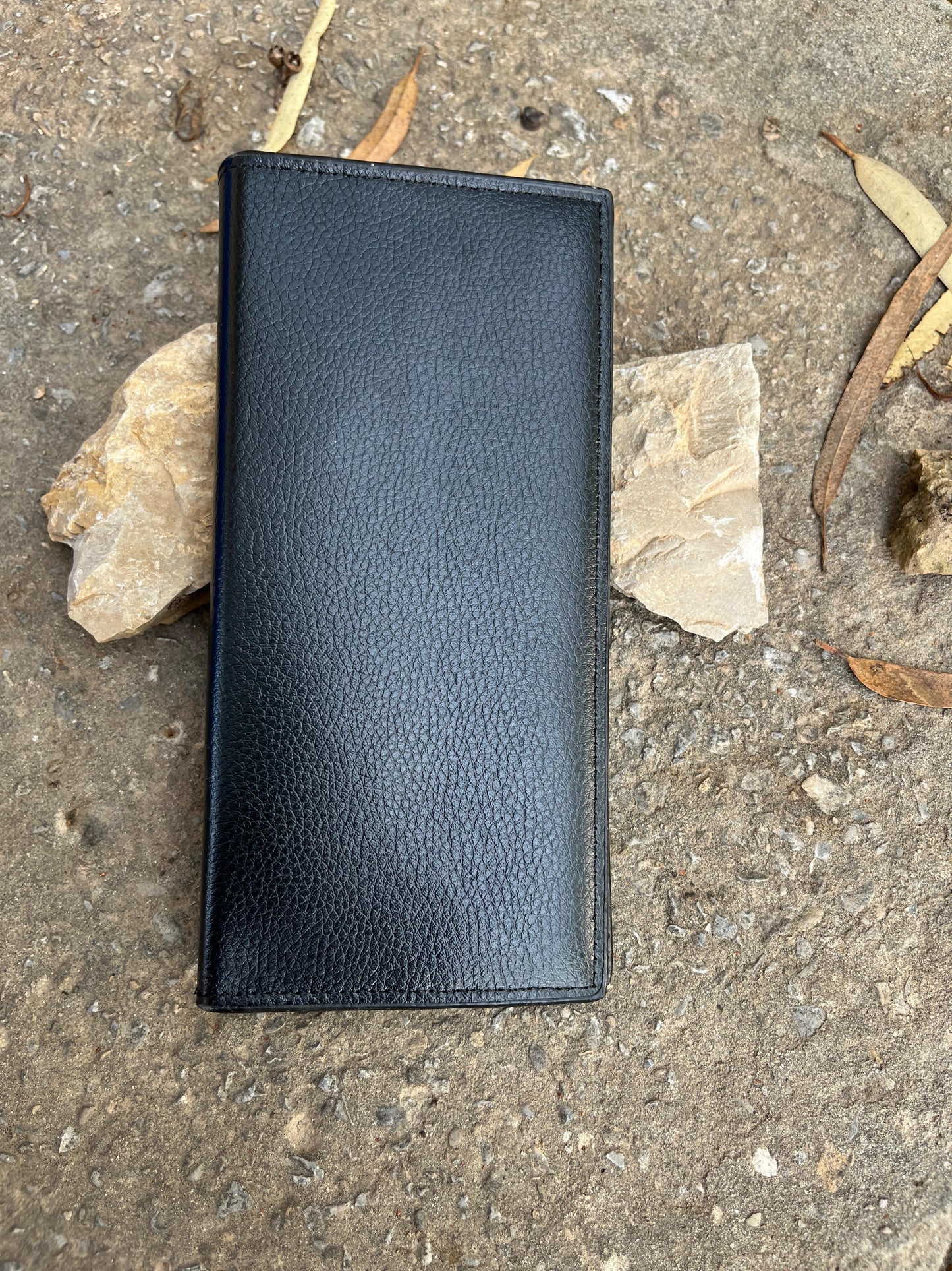 Men's leather Book Wallet