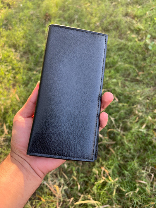 Men's leather Book Wallet