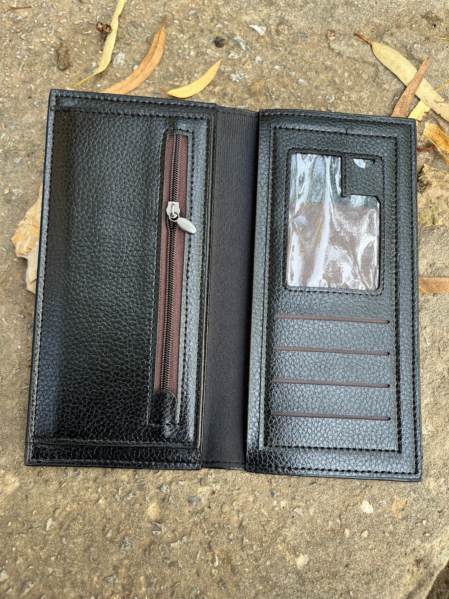 Men's leather Book Wallet