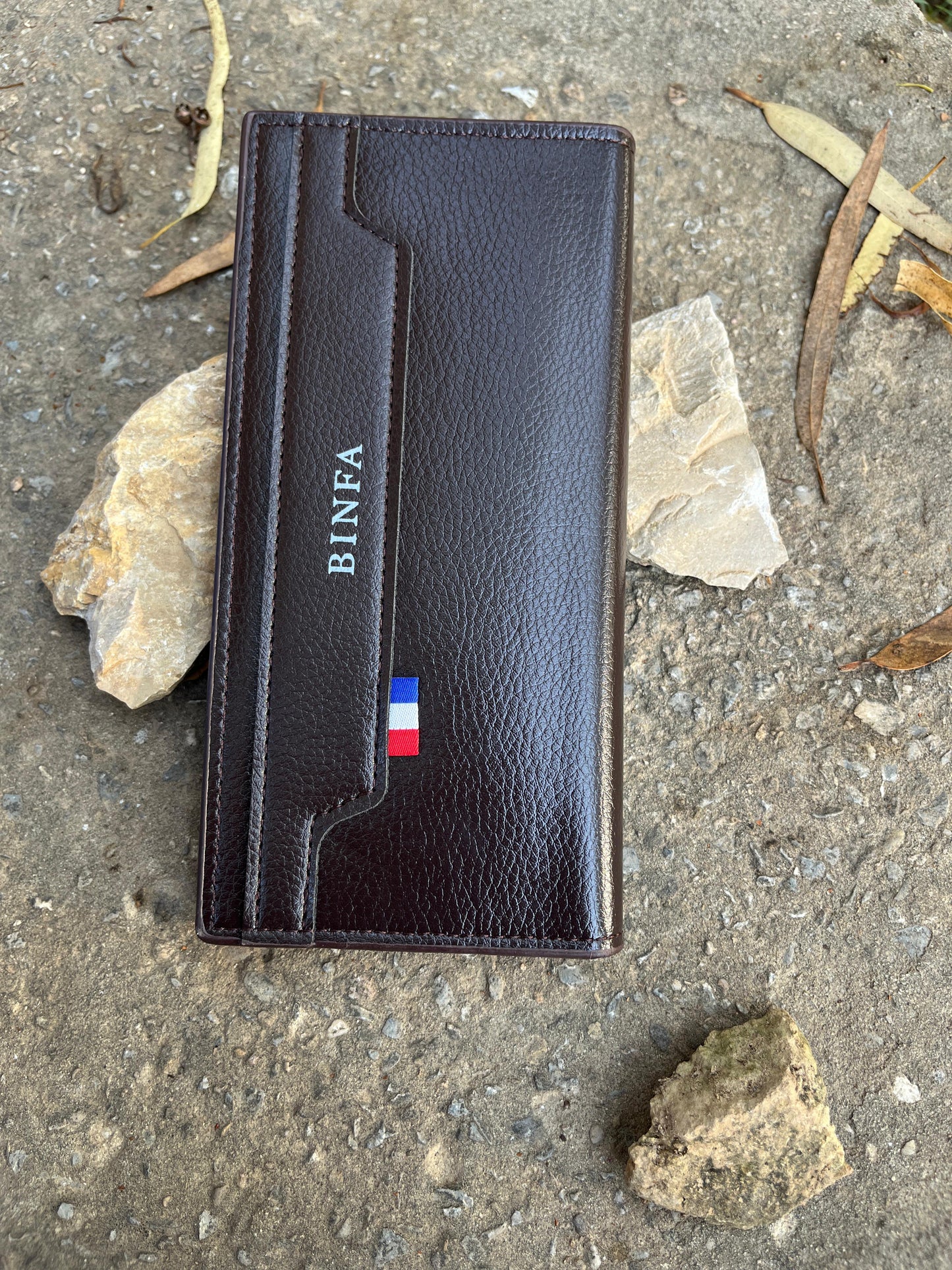 Men's Leather Book Wallet