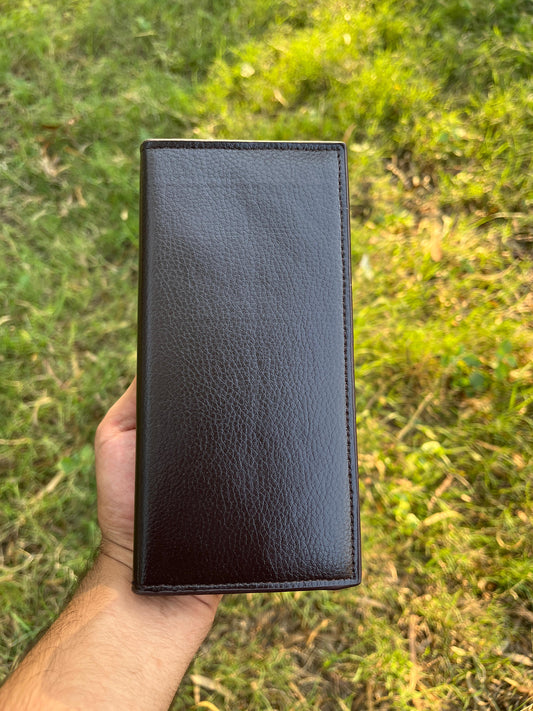 Men's Leather Book Wallet