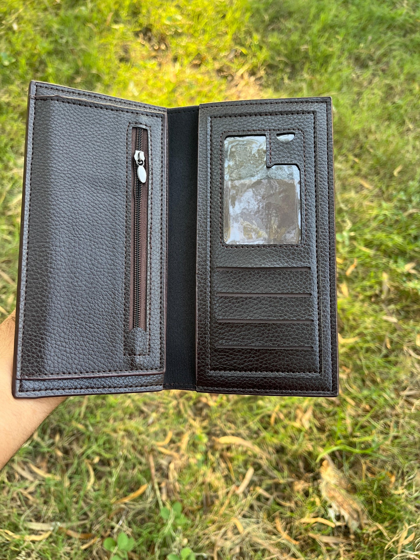 Men's Leather Book Wallet