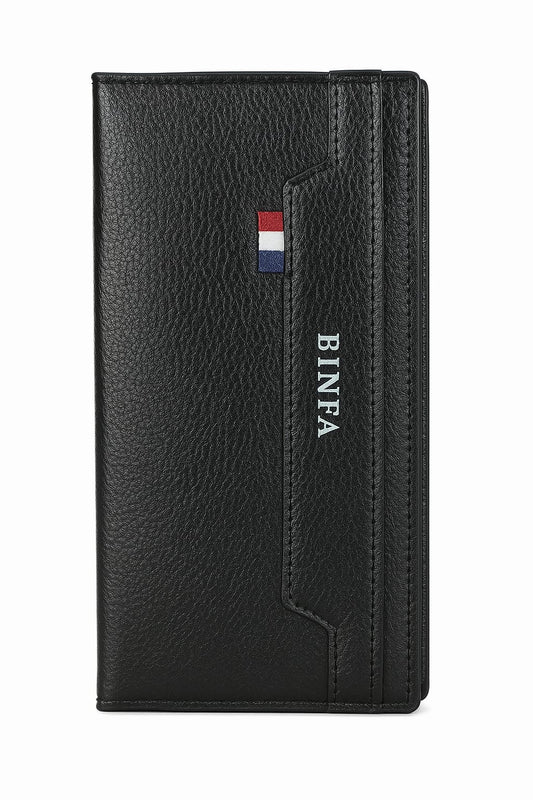 Men's leather Book Wallet
